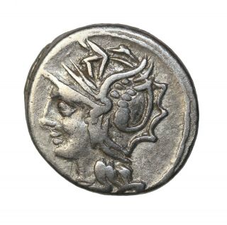 Roman Republic Lucius Appuleius Saturninus 104 Bc Silver Denarius Sydenham - 578