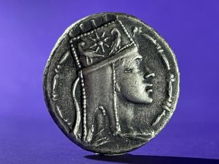 Ancient Greek Ar Silver Tetradrachm Tigranes Ii King Of Armenia - 29mm 16.  8gr