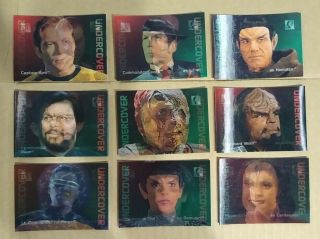 30 Years Of Star Trek Phase 2 Undercover Complete Card Set L1 - L (skybox 1996