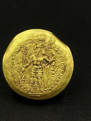 Old Antique Ancient Indo Greek Greco Kushan Gold Dinar Coins