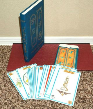 The Way Of Cartouche Oracle Ancient Egyptian Magic Hope Hc Book W/ Tarot Cards