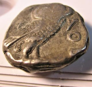 Athens Owl Tetradrachm,  Athena - 450BC Ancient Greek Silver Coin,  Rare Coin 4