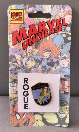 Vintage 1993 Marvel Universe X - Men Rogue Collectible Pin Authentic