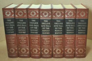 7 Vol Set The History Of The Decline And Fall Of The Roman Empire Gibbon 1974