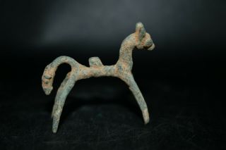 Authentic Rare Ancient Near Eastern Luristan Bronze Animal Figurine C.  1000 B.  C. 4