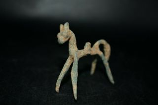 Authentic Rare Ancient Near Eastern Luristan Bronze Animal Figurine C.  1000 B.  C. 6