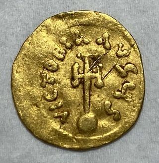 Ancient Byzantine Gold Coin Heraclius - 610 - 641 Ad.  Semissis - Good Detail