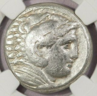 336 - 323 Bc Kingdom Of Macedon Ar Tetradrachm Alexander Iii Ngc B - 3