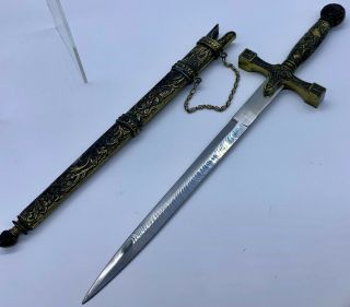 Dagger 16 " Long Ornate Ancient Greek Or Roman Style Metal Alloy