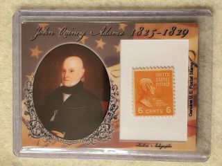 2018 Historic Autographs Potus John Quincy Adams 1/1
