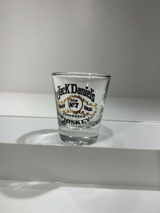 Jack Daniels Old Sour Mash Whiskey Shot Glass Tennessee Whisky Old No 7