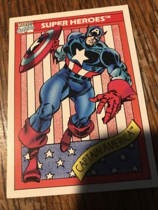1990 Marvel Heroes Complete 161 Cards Set.