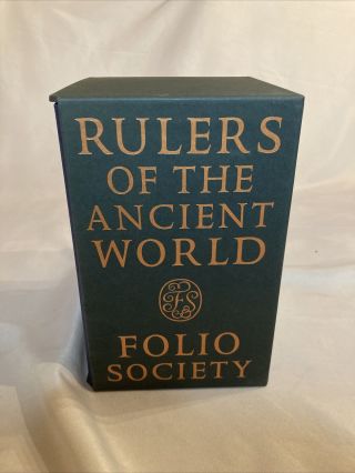 Folio Society Rulers Of The Ancient World 5 Volumes W/slipcase Va