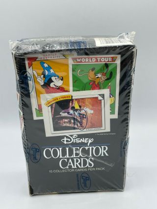 Vintage Disney 1991 Impel Trading Cards Factory Box 36 Packs