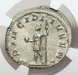 Ngc Ms Roman Coins Philip Ii,  Ad 247 - 249.  Ar Double - Denarius.  Max/021
