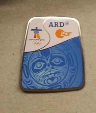 2010 Vancouver Ard 2df Media Olympic Winter Games Pin
