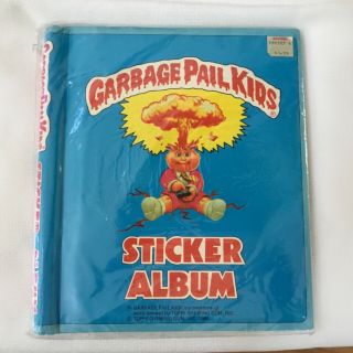 1985 Garbage Pail Kids Sticker Album Imperial Toy Topps Factory