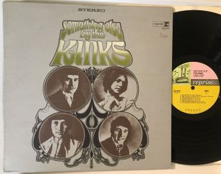 The Kinks - Something Else By - Us Reprise Lp Tri - Color Stereo Vinyl