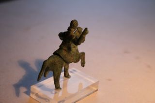 ANCIENT THRACIAN/CELTIC BRONZE HORSE & RIDER 1st CENTURY BC/AD EQUESTRIAN 4