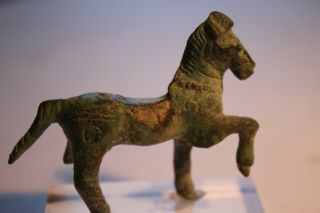 ANCIENT THRACIAN/CELTIC BRONZE HORSE & RIDER 1st CENTURY BC/AD EQUESTRIAN 5