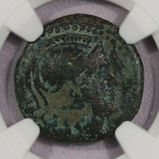 305 - 281 Bc Kingdom Of Thrace Ae19 Lysimachus Ngc Vg B - 6