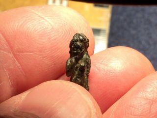 BRONZE AMULET.  HORUS Ancient EGYPTIAN 20th Dyn To 32nd Ptolemaic 3