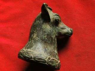 Ancient bronze roman artifact figure deer 2