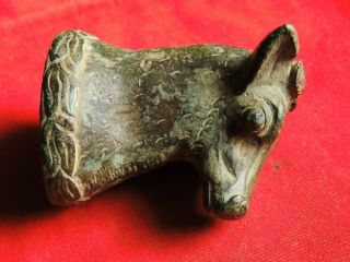 Ancient bronze roman artifact figure deer 3