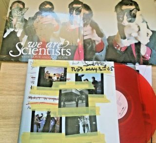 We Are Scientists With Love And Squalor Red Vinyl Mint/unplayed