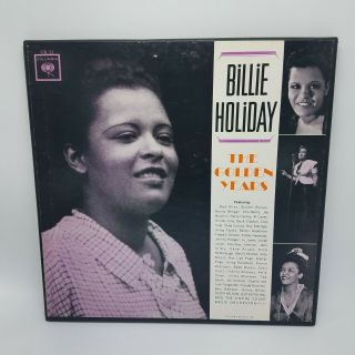 Billie Holiday " The Golden Years " Jazz 3xlp Box Set W Book Columbia C3l 21 Vg,