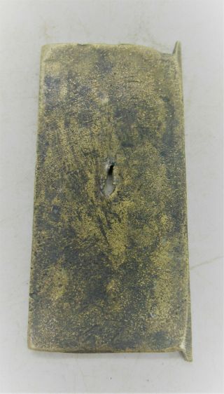 DETECTOR FINDS ANCIENT MEDIEVAL GILDED BRONZE RELIGIOUS PLAQUE SECTION 3