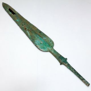 Huge - Ancient Luristan bronze age spear head Circa 2500 - 1500 BC - 431mm 4