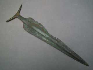 Ancient Indian Aryan Copper Sword Vedic Period 1500 - 500 B.  C India Very Rare 3
