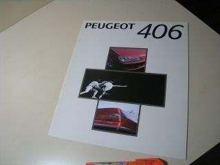 Peugeot 406 Japanese Brochure 1996/11 D8 St Sv Sv - Leatherpackage