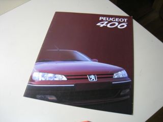 Peugeot 406 Japanese Brochure 1998/12? Sedan Break Memo