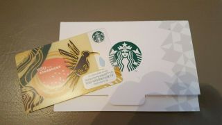 Starbucks Japan Very Rare 2018 Tohoku Gift Card W/sleeve