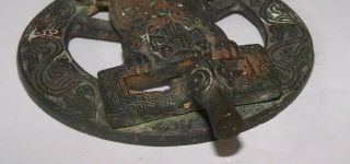 Ancient & Rare Chinese Bronze Horse Stirrup 2