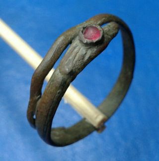 Ancient Bronze Snake Ring 3