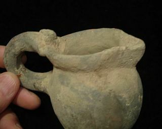 X ANCIENT EARLY BRONZE AGE PITCHER Found @ JERICHO ISRAEL 3000BC 2