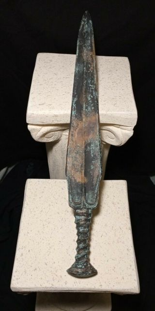 2,  000 YR OLD ANCIENT ROMAN BRONZE DAGGER,  SHORT SWORD,  LURISTAN,  GREEK,  PERSIAN 3