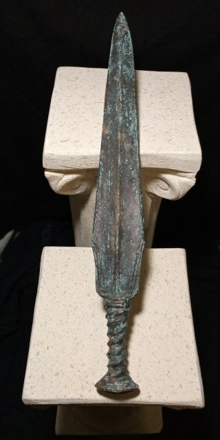 2,  000 YR OLD ANCIENT ROMAN BRONZE DAGGER,  SHORT SWORD,  LURISTAN,  GREEK,  PERSIAN 4