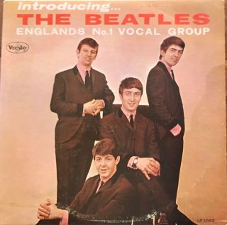 Introducing The Beatles 1964 Vee - Jay 1062 Brackets Color Band
