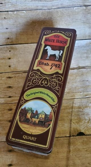 The White Horse Cellar Tin Vintage Manufactured By Barring Wallace & Manners.