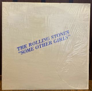 Rolling Stones “some Other Girls” Lp Whom - Sgr - 1 W/ Insert Not Tmoq