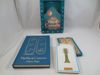 The Way Of Cartouche 1st Ed.  Complete Murry Hope Oracle Ancient Egyptian Magic