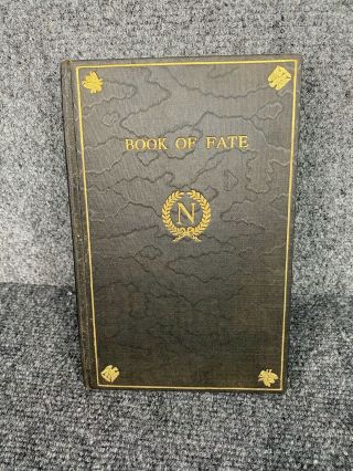 The Book Of Fate.  Napoleon,  Ancient Oracle,  Occult,  Complete With Chart 1927