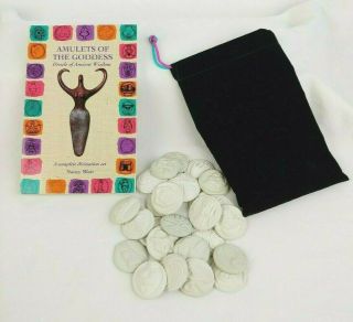 Amulets Of The Goddess Oracle Ancient Wisdom Nancy Blair Divination Set Book