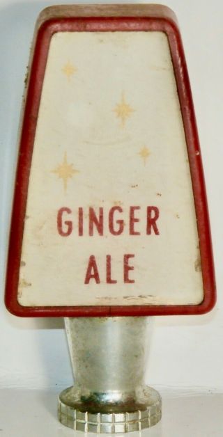 Vintage 1950s Ginger Ale 3 " Soda Fountain Machine Tap Dispenser Handle Knob