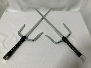 Japanese Sai Truncheon Weapon Ancient Martial Arts Ss