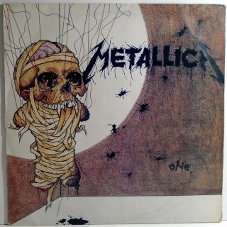 Metallica One Brazil 12 " 3 Track Ep Label Wrong Writing For Whom The Bell Toll